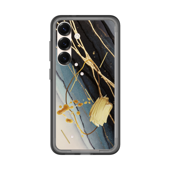 スリムプロテクションプレミアムケース［ Marble Nuance Painting Black ］