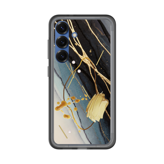 スリムプロテクションプレミアムケース［ Marble Nuance Painting Black ］