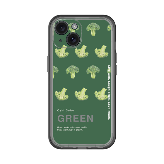 スリムプロテクションプレミアムケース［ GREEN-Broccoli ］