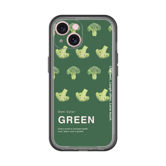 スリムプロテクションプレミアムケース［ GREEN-Broccoli ］