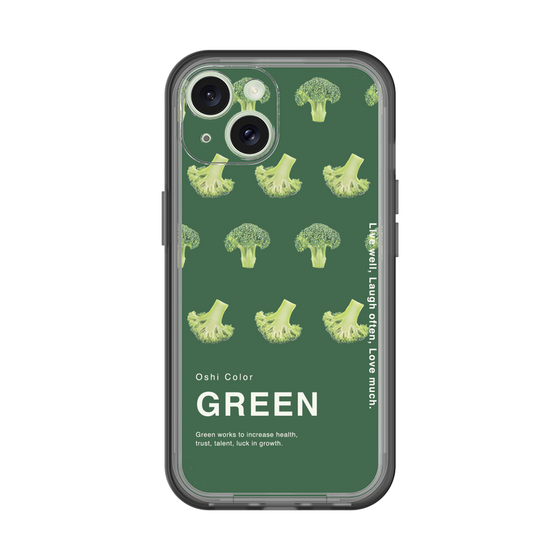 スリムプロテクションプレミアムケース［ GREEN-Broccoli ］