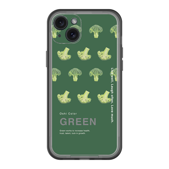 スリムプロテクションプレミアムケース［ GREEN-Broccoli ］
