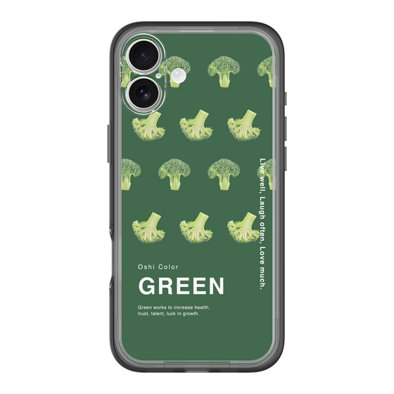 スリムプロテクションプレミアムケース［ GREEN-Broccoli ］