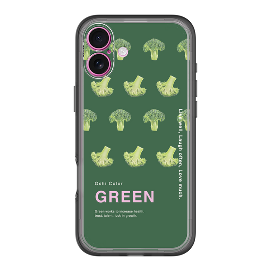 スリムプロテクションプレミアムケース［ GREEN-Broccoli ］