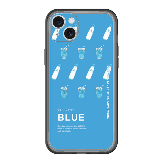 スリムプロテクションプレミアムケース［ BLUE-Ramune soda ］