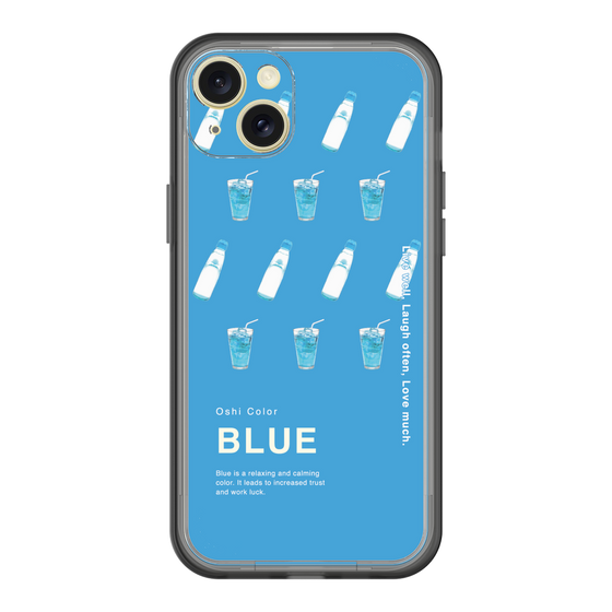スリムプロテクションプレミアムケース［ BLUE-Ramune soda ］