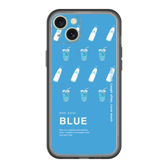 スリムプロテクションプレミアムケース［ BLUE-Ramune soda ］