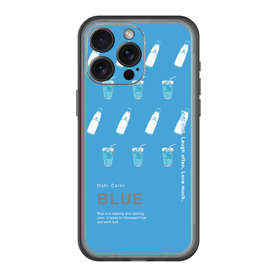 スリムプロテクションプレミアムケース［ BLUE-Ramune soda ］