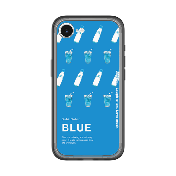 スリムプロテクションプレミアムケース［ BLUE-Ramune soda ］