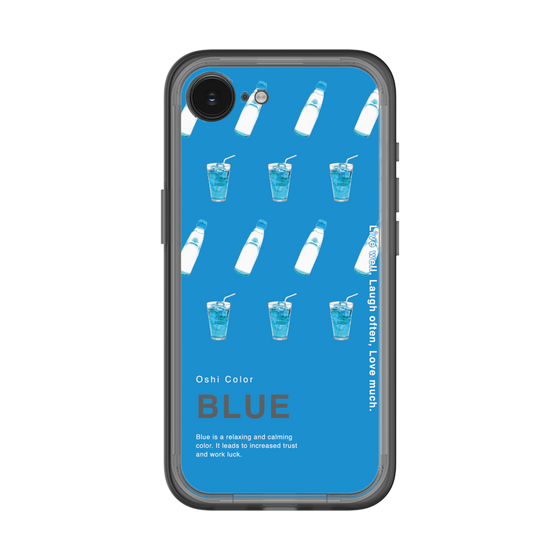 スリムプロテクションプレミアムケース［ BLUE-Ramune soda ］