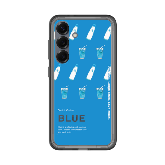 スリムプロテクションプレミアムケース［ BLUE-Ramune soda ］
