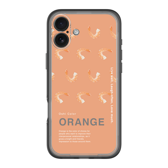 スリムプロテクションプレミアムケース［ ORANGE-Shrimp ］