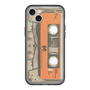 スリムプロテクションプレミアムケース［ RETORO CASSETTE TAPE - Skeleton Orange ］