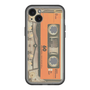 スリムプロテクションプレミアムケース［ RETORO CASSETTE TAPE - Skeleton Orange ］