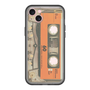 スリムプロテクションプレミアムケース［ RETORO CASSETTE TAPE - Skeleton Orange ］