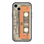 スリムプロテクションプレミアムケース［ RETORO CASSETTE TAPE - Skeleton Orange ］
