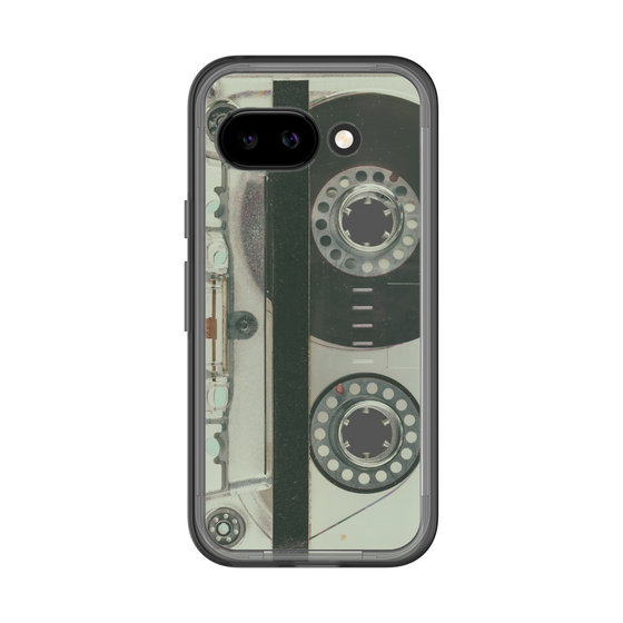 スリムプロテクションプレミアムケース［ RETORO CASSETTE TAPE - Skeleton Blue ］