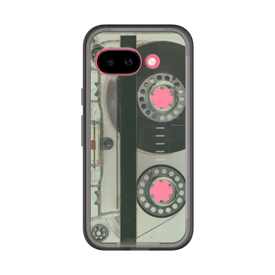 スリムプロテクションプレミアムケース［ RETORO CASSETTE TAPE - Skeleton Blue ］