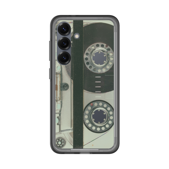 スリムプロテクションプレミアムケース［ RETORO CASSETTE TAPE - Skeleton Blue ］
