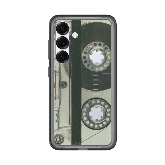 スリムプロテクションプレミアムケース［ RETORO CASSETTE TAPE - Skeleton Blue ］