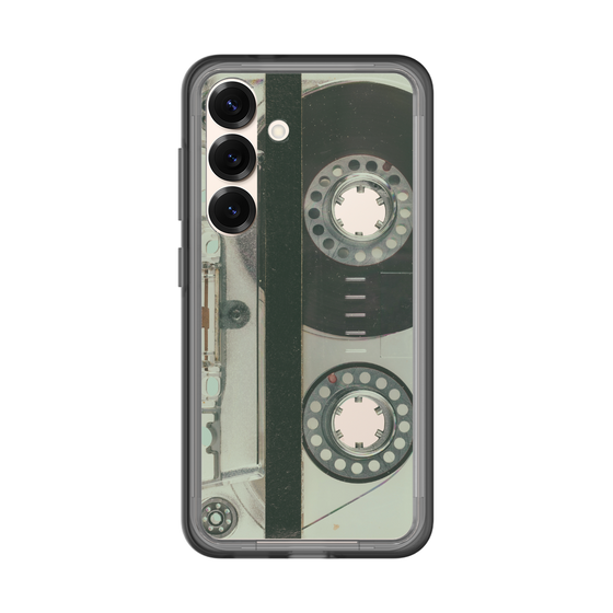 スリムプロテクションプレミアムケース［ RETORO CASSETTE TAPE - Skeleton Blue ］