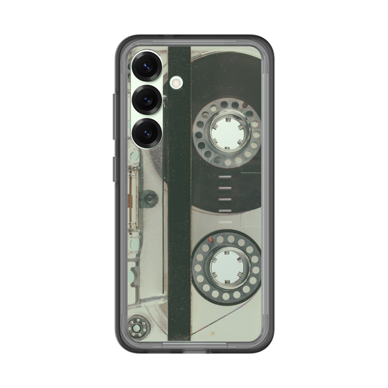 スリムプロテクションプレミアムケース［ RETORO CASSETTE TAPE - Skeleton Blue ］