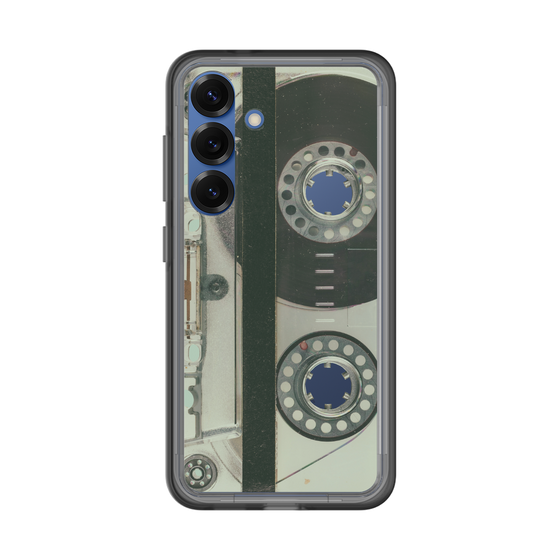 スリムプロテクションプレミアムケース［ RETORO CASSETTE TAPE - Skeleton Blue ］