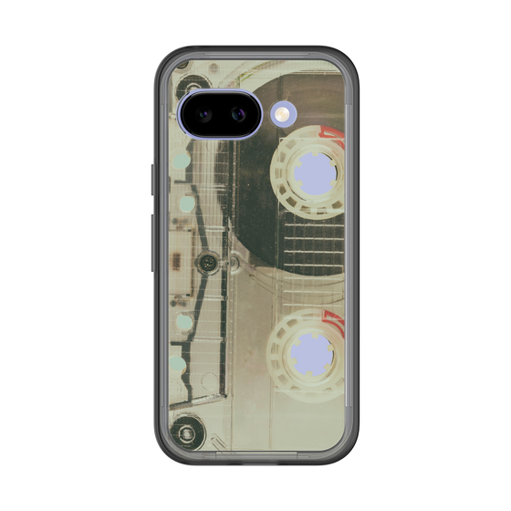 スリムプロテクションプレミアムケース［ RETORO CASSETTE TAPE - Skeleton Red ］