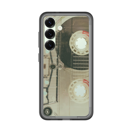 スリムプロテクションプレミアムケース［ RETORO CASSETTE TAPE - Skeleton Red ］