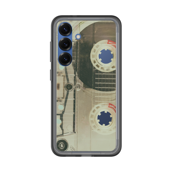 スリムプロテクションプレミアムケース［ RETORO CASSETTE TAPE - Skeleton Red ］