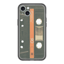 スリムプロテクションプレミアムケース［ RETORO CASSETTE TAPE - Opacity Black ］