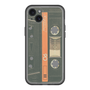 スリムプロテクションプレミアムケース［ RETORO CASSETTE TAPE - Opacity Black ］