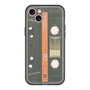 スリムプロテクションプレミアムケース［ RETORO CASSETTE TAPE - Opacity Black ］