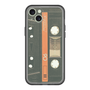 スリムプロテクションプレミアムケース［ RETORO CASSETTE TAPE - Opacity Black ］