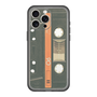 スリムプロテクションプレミアムケース［ RETORO CASSETTE TAPE - Opacity Black ］