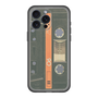スリムプロテクションプレミアムケース［ RETORO CASSETTE TAPE - Opacity Black ］