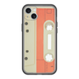 スリムプロテクションプレミアムケース［ RETORO CASSETTE TAPE - Opacity White ］