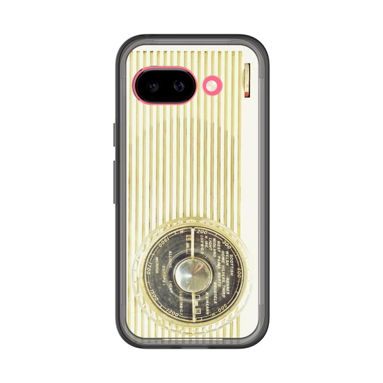 スリムプロテクションプレミアムケース［ RETORO RADIO - White ］