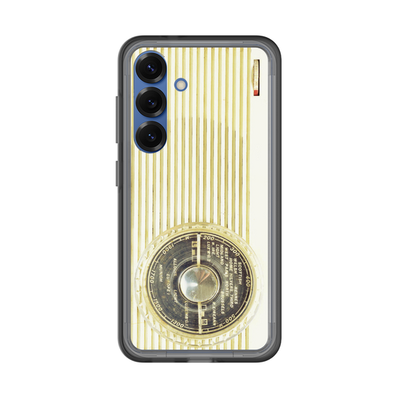 スリムプロテクションプレミアムケース［ RETORO RADIO - White ］