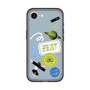 スリムプロテクションプレミアムケース［ Playful sticker - Dusty Blue ］