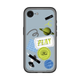 スリムプロテクションプレミアムケース［ Playful sticker - Dusty Blue ］