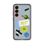 スリムプロテクションプレミアムケース［ Playful sticker - Dusty Blue ］