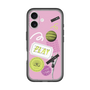 スリムプロテクションプレミアムケース［ Playful sticker - Dusty Pink ］