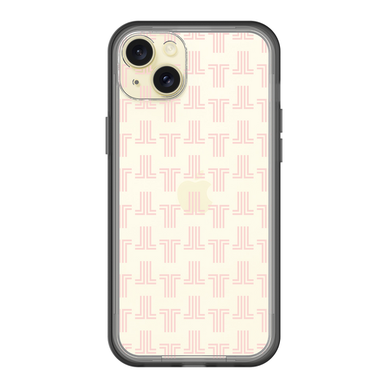 スリムプロテクションプレミアムケース［ LANVIN en Bleu - Monogram - Pink ］