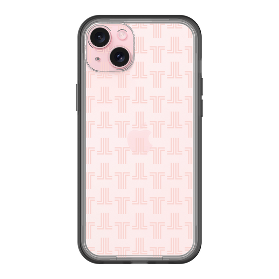 スリムプロテクションプレミアムケース［ LANVIN en Bleu - Monogram - Pink ］