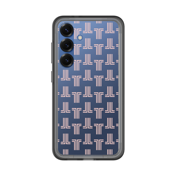 スリムプロテクションプレミアムケース［ LANVIN en Bleu - Monogram - Pink ］