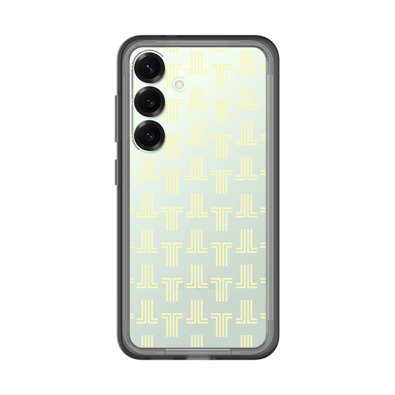 スリムプロテクションプレミアムケース［ LANVIN en Bleu - Monogram - Yellow ］