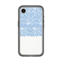 スリムプロテクションプレミアムケース［ LANVIN en Bleu - Lace - Blue ］