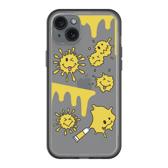 スリムプロテクションプレミアムケース［ PAINTING SMILE Yellow ］