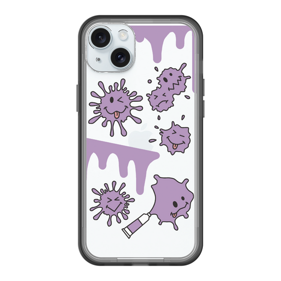 スリムプロテクションプレミアムケース［ PAINTING SMILE Purple ］